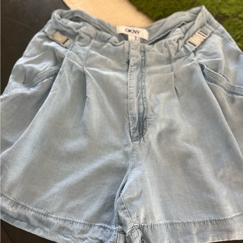 DKNY Light Wash Denim-Style Women’s Shorts